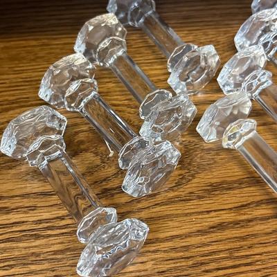 Crystal knife rests (12)