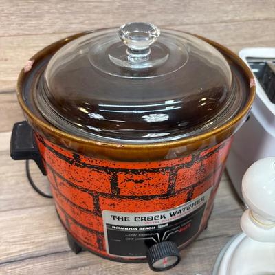 Sale Photo Thumbnail #770: Crock watcher has two chips on top. See pictures