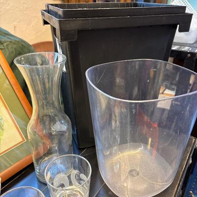 Cross-stitch Dad wall art, vases, decor