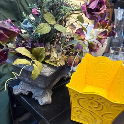 Cross-stitch Dad wall art, vases, decor