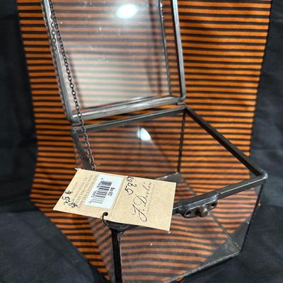 Art glass memory glass cube by Devlin!