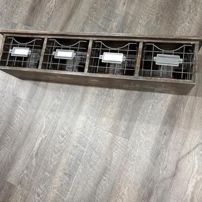 Horizontal shelf, 4 drawer, 35”!