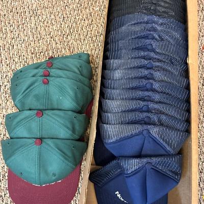 Northwestern Bell and US West baseball caps