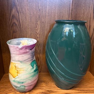 Two large vases