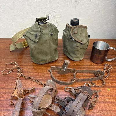Antique traps and vintage canteen’s