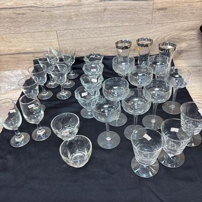 Glasses, glasses and more glasses!