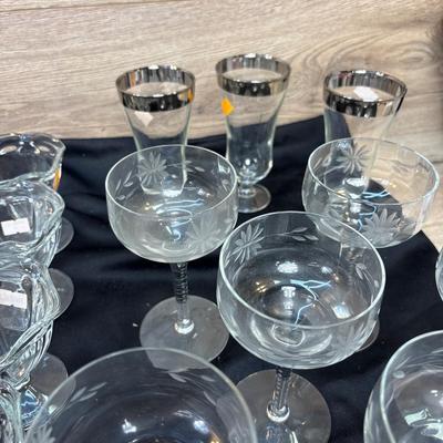 Glasses, glasses and more glasses!