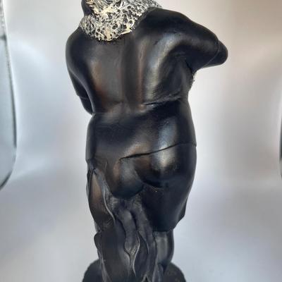 Opu Nui statue made with exotic black coral