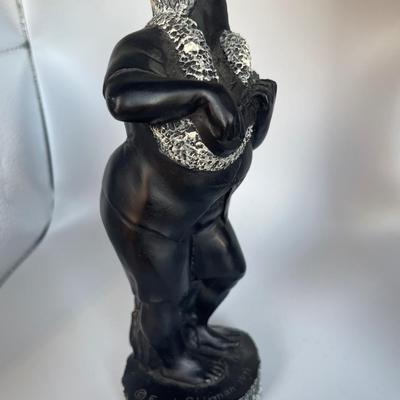 Opu Nui statue made with exotic black coral