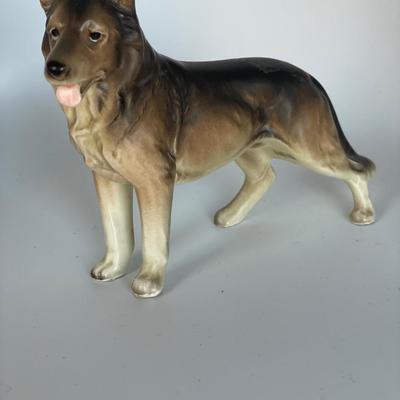 German Shepherd ceramic