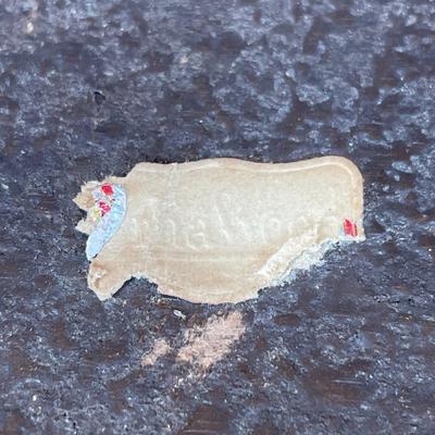 00 vintage Syroco style double cigar holder & holder