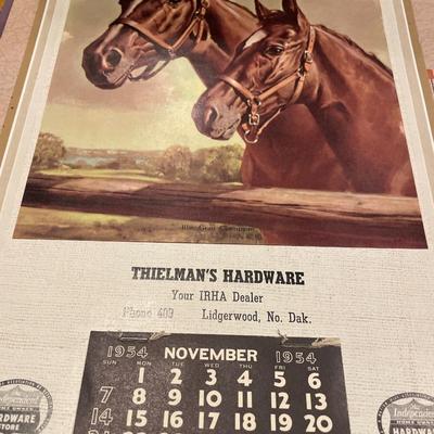 Vintage calendars