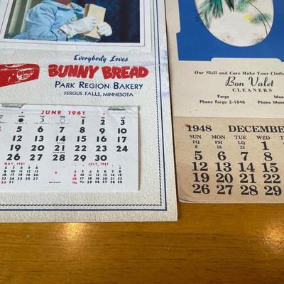 Vintage calendars