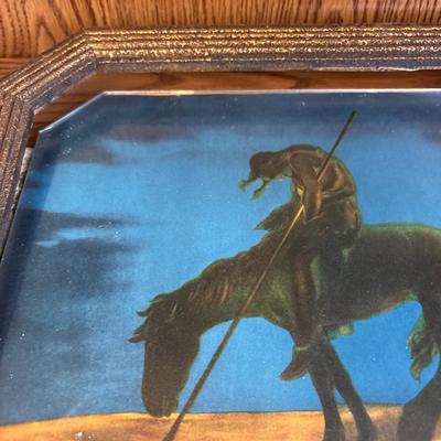 Vintage “The Horseman” print