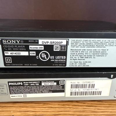 Two DVD players
