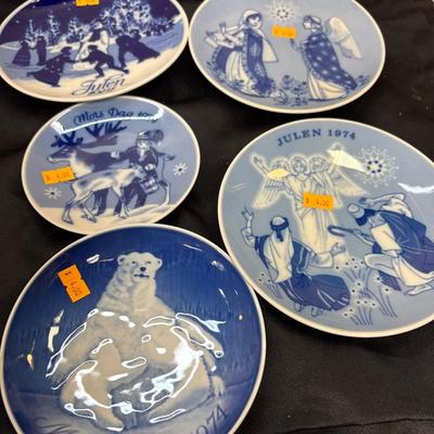 Porsgrund Norway & Copenhagen plates