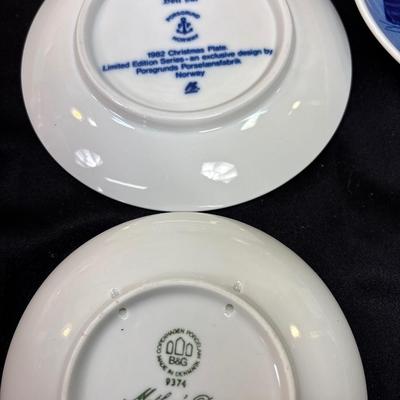 Porsgrund Norway & Copenhagen plates