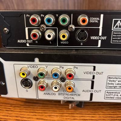 Two Toshiba DVD players