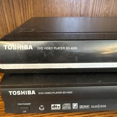 Two Toshiba DVD players