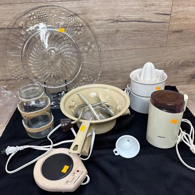 Grinder, juicer, etc.