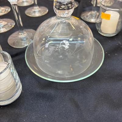 11 red wine glasses, cheese holder & candles for ambiance!!!