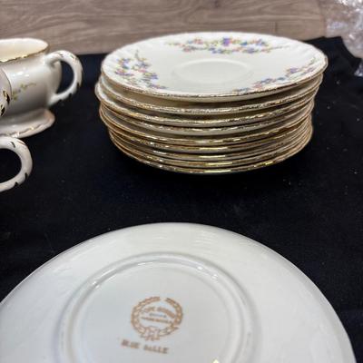 Pope Gosser bluebell coffee set