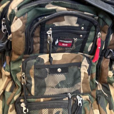 MSUM & Camo backpacks & laptop bag