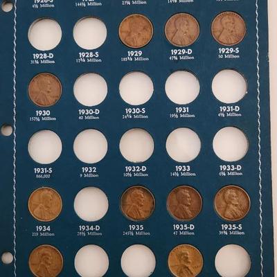 Vintage Lincoln Cents Collector Book
