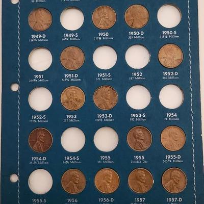 Vintage Lincoln Cents Collector Book