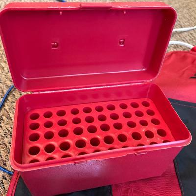 NIPkg Snap-On apron, ammo box & gun locks