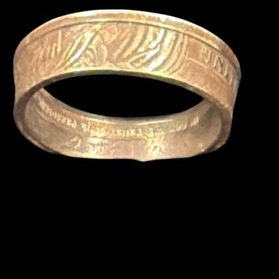 Sale Photo Thumbnail #626: Coin Ring  Not Silver