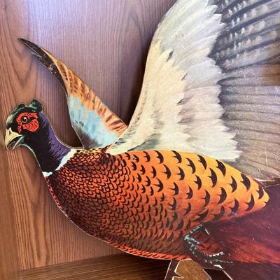Lamp & pheasant cut-out