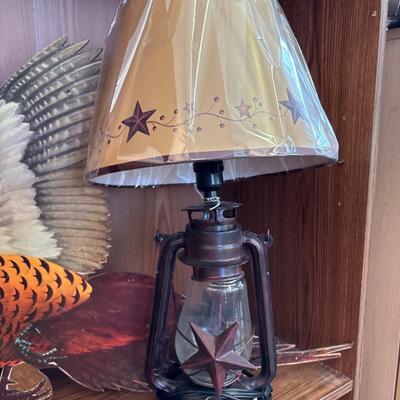 Lamp & pheasant cut-out