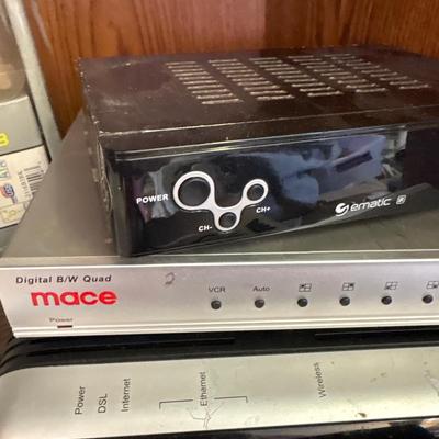 Group of electronics & camera cases