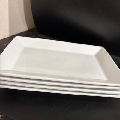 Tidbit dishes, serving trays, napkins, napkins rings!