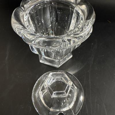 Baccarat condiment jar!