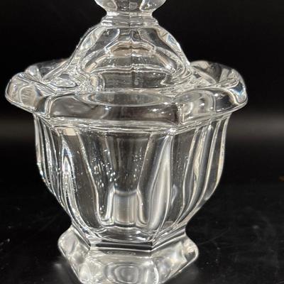 Baccarat condiment jar!