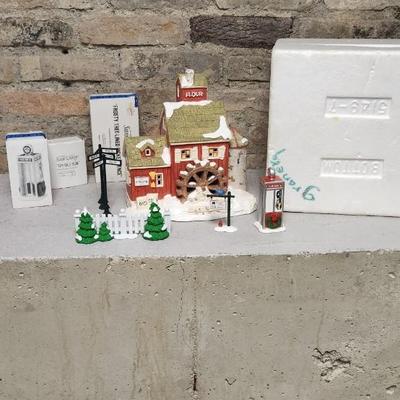 Sale Photo Thumbnail #60: Granary, phone booth, for sale sign, street signs and fence line.