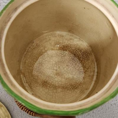 Sale Photo Thumbnail #77: Notice the crack on the lid. Otherwise good antique condition