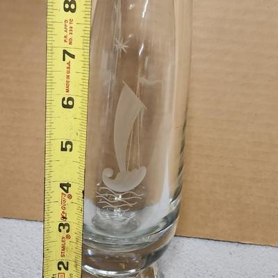 Sale Photo Thumbnail #91: Gorgeous old Kosta Boda Etched Vase...weighs over 4 lbs!!! And a sweet little sparkly orrefors bowl