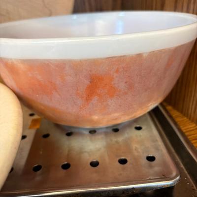 Crystal trays, bakeware, knife sharpener