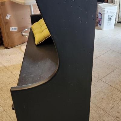 Sale Photo Thumbnail #106: Purchased at Scheels, very nice high Backed Black Bench.