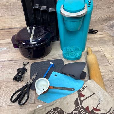 Tupperware cooker, Keurig and more