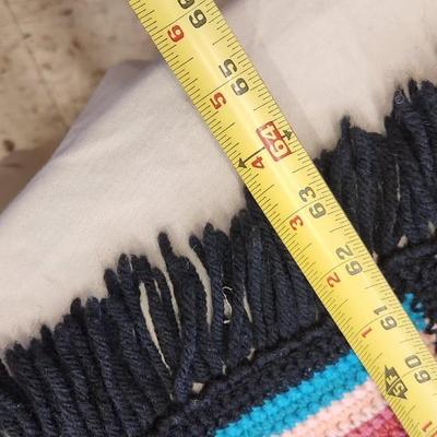 Sale Photo Thumbnail #192: Stunning handmade gradient Afghan .