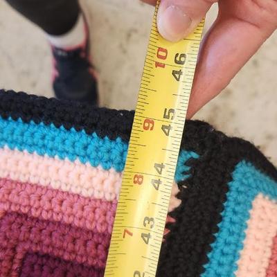 Sale Photo Thumbnail #191: Stunning handmade gradient Afghan .