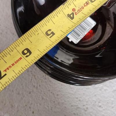 Sale Photo Thumbnail #214: A.mess of Royal Ruby Red Glass bowls...one plastic. That mixing bowl is a stunner!!!