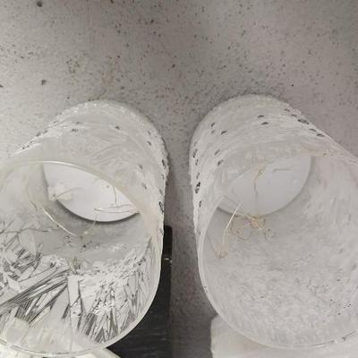 Sale Photo Thumbnail #321: Lot of white winter/Christmas type decor