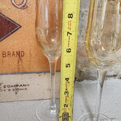 Sale Photo Thumbnail #332: Don't miss the crackle champagne flutes or the orchid ring. Nice lot!