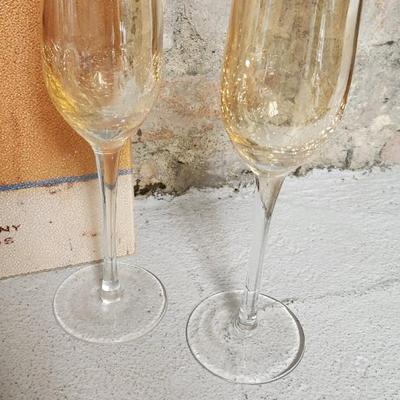 Sale Photo Thumbnail #331: Don't miss the crackle champagne flutes or the orchid ring. Nice lot!