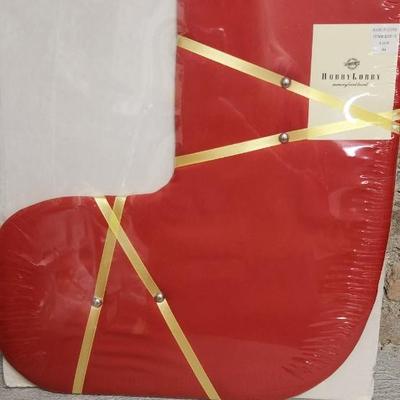 Sale Photo Thumbnail #366: 2 blankets and 3 card holders...2 stockings and a Santa hat